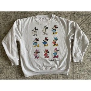 Disney Small Minnie Mouse White Wardrobe Evolution Sweatshirt